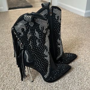 Rhinestone Cowboy Booties